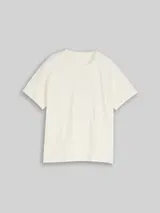 TOM TAILOR Mädchen Oversize T-Shirt mit Rückenprint, weiß, Uni – Bild 1