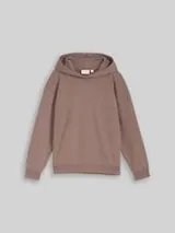 TOM TAILOR Mädchen Oversize Hoodie Sweatshirt mit Rückenprint, braun, Uni – Bild 1