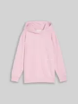 TOM TAILOR Mädchen Oversize Hoodie Sweatshirt mit Rückenprint, rosa, Uni – Bild 1