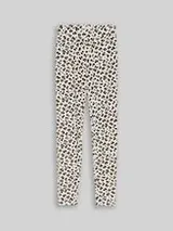 TOM TAILOR Mädchen Leggings mit Leo-Muster, weiß, Animalprint – Bild 1