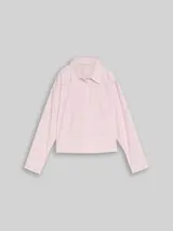 TOM TAILOR Mädchen Boxy Fit Hemdbluse mit Streifenmuster, rosa, Gestreift – Bild 1