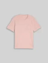 TOM TAILOR Herren T-Shirt in Melange-Optik, rosa, Meliert – Bild 1