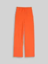TOM TAILOR DENIM Damen Crinkle Wide Leg Hose, orange, Uni – Bild 1