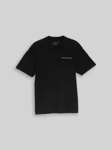 TOM TAILOR DENIM Herren Relaxed Fit Poloshirt aus Baumwolle, schwarz, Uni – Bild 1