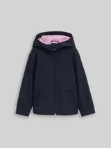 TOM TAILOR Mädchen Sommer-Parka mit wasserabweisender Funktion, blau, Uni – Bild 1