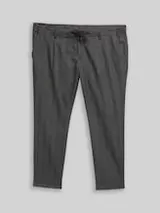 TOM TAILOR Herren Plus Size - Regular Fit Chino Hose, schwarz, Uni – Bild 1