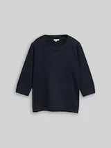 TOM TAILOR Damen Plus Size - Boxy Fit Sweatshirt, blau, Uni – Bild 1