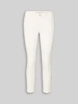 TOM TAILOR Damen TTLENE SLIM CROPPED Jeans, weiß, Uni – Bild 1