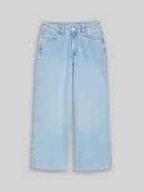 TOM TAILOR DENIM Damen TTMIJA CULOTTE Jeans, blau, Uni – Bild 1