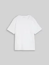 TOM TAILOR Damen Plus Size - Boxy Fit T-Shirt mit Brusttasche, weiß, Uni – Bild 1