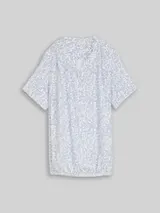 TOM TAILOR Damen Plus Size - Bluse mit Muster, weiß, Gemustert – Bild 1