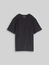 TOM TAILOR Jungen T-Shirt mit Struktur, grau, Uni – Bild 1