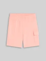 TOM TAILOR Jungen Cargo Sweat-Shorts, rosa, Uni – Bild 1