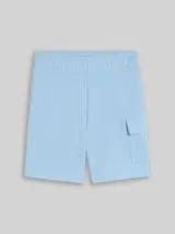 TOM TAILOR Jungen Cargo Sweat-Shorts, blau, Uni – Bild 1