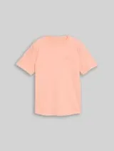 TOM TAILOR DENIM Herren T-Shirt mit feinem Streifenmuster, orange, Meliert – Bild 1