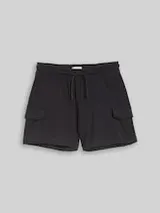 TOM TAILOR Mädchen Cargo Sweat-Shorts, grau, Uni – Bild 1