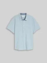 TOM TAILOR Herren Plus Size - Regular Fit Kurzarmhemd aus Baumwolle, blau, Gepunktet – Bild 1