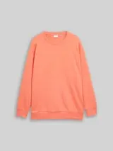 TOM TAILOR Herren Plus Size - Sweatshirt mit Logo-Print, rot, Uni – Bild 1