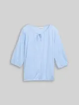 TOM TAILOR Damen Plus Size - Bluse mit Streifenmuster, blau, Gestreift – Bild 1