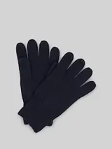 TOM TAILOR Herren Handschuhe mit Kaschmir-Anteil, blau, Meliert – Bild 4