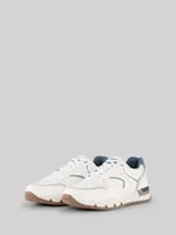 TOM TAILOR Herren Sneaker mit Mesh-Einsatz, weiß, Uni – Bild 1