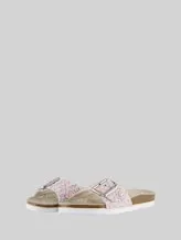 TOM TAILOR Damen Flache Sandalen mit Flechtmuster, rosa, Gemustert