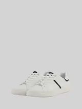 TOM TAILOR Damen Sneaker mit Denim-Details, weiß, Uni – Bild 1