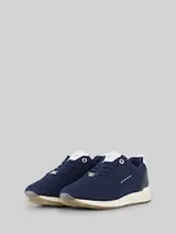 TOM TAILOR Damen Sneaker mit Mesh-Einsatz, blau, Uni – Bild 1