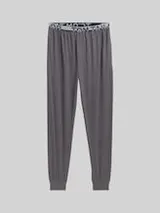 TOM TAILOR Herren Pyjama-Hose in Melange-Optik, grau, Meliert – Bild 1