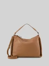TOM TAILOR Damen TTCASSIA L Beuteltasche aus Lederimitat, braun, Uni – Bild 1