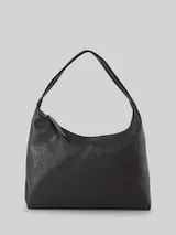 TOM TAILOR Damen TTEVELINA M Beuteltasche aus Lederimitat, schwarz, Uni – Bild 1
