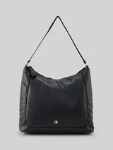TOM TAILOR DENIM Damen TTMAYE L Beuteltasche mit Wattierung, schwarz, Uni – Bild 1