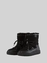 TOM TAILOR Damen Gefütterte Schneestiefel, schwarz, Uni – Bild 1