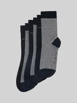 TOM TAILOR Damen Socken im 6er-Pack, blau, Gestreift – Bild 1