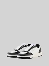 TOM TAILOR Herren Sneaker mit Colour-Blocking, schwarz, Uni – Bild 1