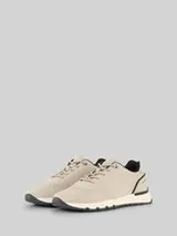 TOM TAILOR Herren Sneaker im Knitted-Look, beige, Uni – Bild 1