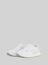 TOM TAILOR Damen Sneaker mit Mesh-Einsatz, weiß, Uni – Bild 1