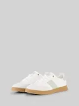 TOM TAILOR Damen Sneaker mit Colour-Blocking, blau, Uni – Bild 1