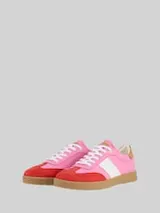 TOM TAILOR Damen Sneaker mit Colour-Blocking, rosa, Gemustert – Bild 1