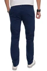 A. Salvarini Herren Designer Chino Stoff Hose Chinohose Regular Fit NEU AS016 – Bild 5