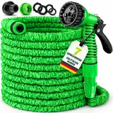 TRESKO® Flexibler Gartenschlauch flexibel Wasserschlauch dehnbarer Flexischlauch – Bild 1