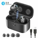 Bluetooth 5.0 True Wireless Headset 3D Stereo Noise Cancelling Schweißfest Ohrhörer – Bild 1