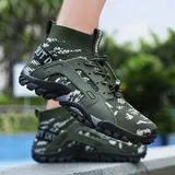 Wanderschuhe Herren Damen Anti-Rutsch Wanderstiefel Trekkingschuhe Outdoorschuhe – Bild 8