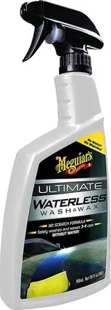 Schnellreiniger Auto Meguiars Ultimate Waterless Wash & Wax + Poliertuch 550 GSM – Bild 2