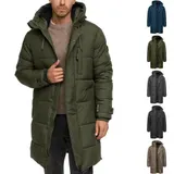 Indicode Herren Parka INStuds-Herrenjacke Wintermantel Parka Männer Kapuze – Bild 7