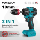 2IN1Akku Schraubendreher Bohrschrauber Bohrmaschine Akkuschrauber Für Makita 18V – Bild 1