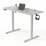 Schreibtisch höhenverstellbar elektrisch Arbeitsplatz mit - Sehr Gut – Bild 1