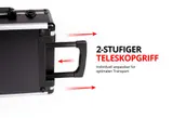 Werkzeugkoffer Werkzeugtrolley Werkzeugbox mit Werkzeug Set Premium – Bild 3