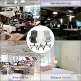 Schreibtischstuhl Bürostuhl Computerstuhl Chefsessel 120 KG Drehstuhl Office – Bild 5