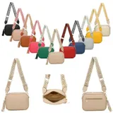 Umhängetasche Crossbody Bag Damen Handtasche Set Damentasche Schultertasche S- – Bild 4